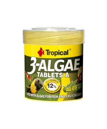 Tropical 3 Algae Tablet Fish Food A 50 ml