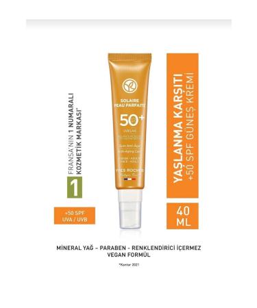 Yves Rocher Face Sunscreen - SPF 50+ - Anti-Aging / Solaire Peau Parfaite