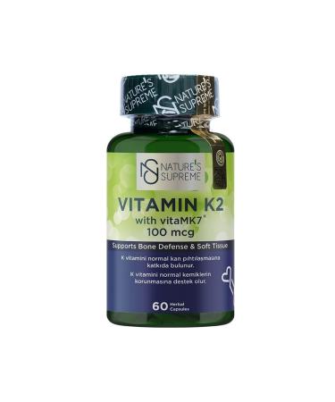Natures Supreme Vitamin K2 100 Mcg 60 Capsules - Unflavored