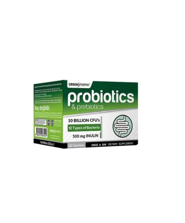 GreenFarma Green Farma Probiotic & Prebiotic (10 billion) 30 Sachets
