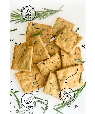 FRO 3-Pack Flourless Crispy Crackers Vegan Gluten-Free Salty Filling Healthy Additive-Free Snack 3x50gr - Buy Online on GoSupps.com