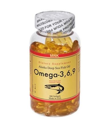 Mnk Omega 3.6.9 Fish Oil 200 Softgel USA