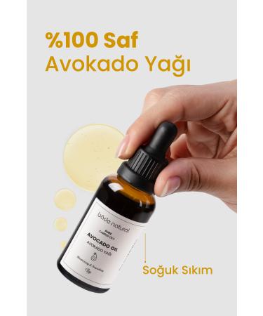 Bade Natural Avocado Oil Cold Pressed 0 Pure 30 ml - Buy Online on GoSupps.com