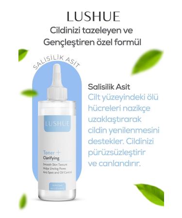 Lushue Pore Tightening and Revitalizing Salicylic Acid Toner 200 ml - Buy Online on GoSupps.com