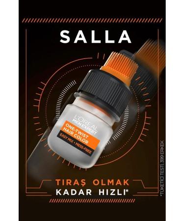 L'Oreal Paris Men Expert One-twist Men's Hair Dye Black 02 - Buy Online on GoSupps.com