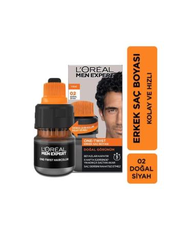 L'Oreal Paris Men Expert One-twist Men's Hair Dye Black 02