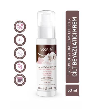 VOGAMI Skin Whitening Brightening Anti-Spot Care Cream Glyceryl Stearic Acid Alpha-arbutin 50ml