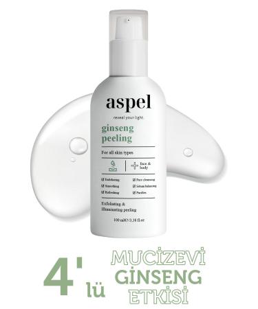 Aspel Skin Renewing and Brightening Ginseng Peeling 100 ml - Buy Online on GoSupps.com