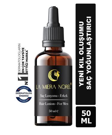 La Miera Norel 5 Men's Hair Growth Serum - Nourishes Strengthens Accelerates Hair Growth - Buy Online on GoSupps.com