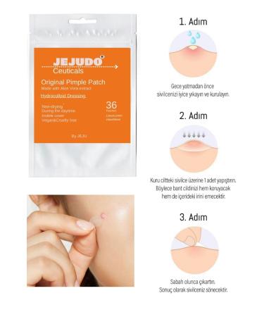 JEJUDO Ceuticals Original Pimple Patch 36 Patch - Acne and Pimple Patch - Buy Online on GoSupps.com