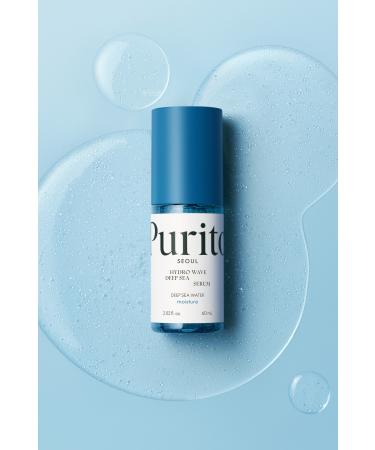 Purito Hydro Wave Deep Sea Serum - Intensive Moisturizing and Anti-Stress Deep Sea Serum 60ml - Buy Online on GoSupps.com