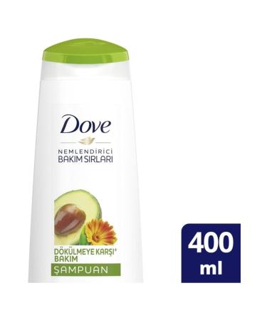 Dove Anti-Loss Hair Care Shampoo Avocado Extract and Calendula Extract 400 Ml 3 Pieces - Buy Online on GoSupps.com