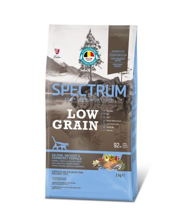 Spectrum Low Grain Adult Cat Food with Salmon Anchovy and Cranberry 2kg
