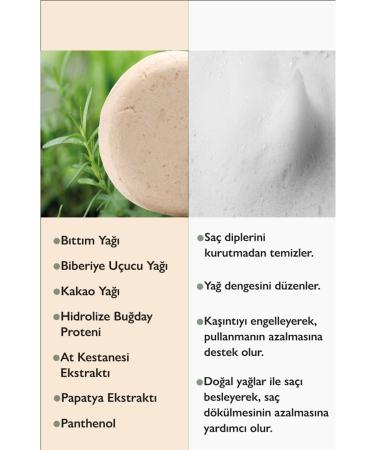 Bthera Natural Solid Shampoo - B tt m & Rosemary - Buy Online on GoSupps.com