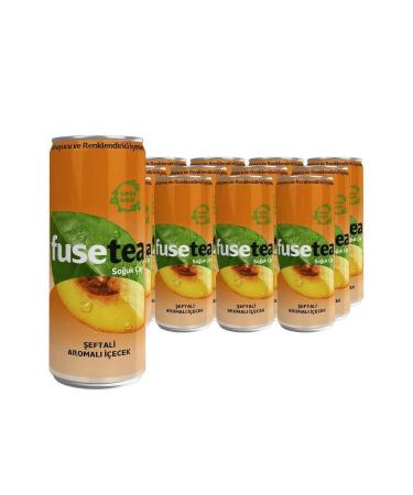 Fuse Tea Peach Flavored Iced Tea 330 Ml X 12 Pieces
