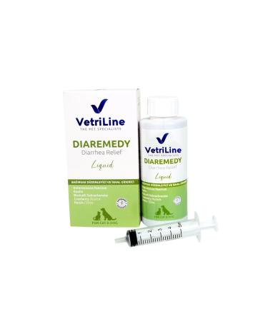 Akademii VETRILINE CAT & DOG DIAREMEDY LIQUID (Support for Cats Dogs and Intestinal Problems)