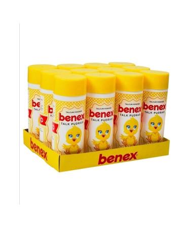 Benex Rose Scented Sprinkle Talcum Powder 75 Gr 12 Pieces