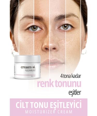 cream si Moisturizing Face Cream Skin Tone Equalizer Brightener Water Based All Skin Types Moisturizer 50 ml - Buy Online on GoSupps.com