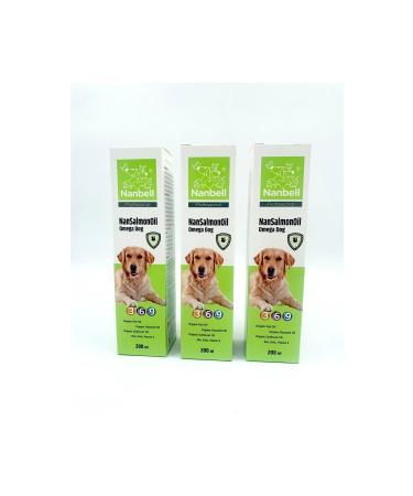 Nanbell Dog Fish Oil Omega 3-6-9 NanSalmonOil 200ML Dog