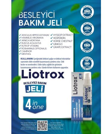 HCK NATURAL Liotrox Varicose Cream 100 ml Horse Chestnut Witch Hazel Arnica Montana Vitamin P - Buy Online on GoSupps.com