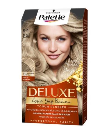 Palette Deluxe Intense Colors 9-1 Diamond Blonde X 2 Hair Dye - Buy Online on GoSupps.com
