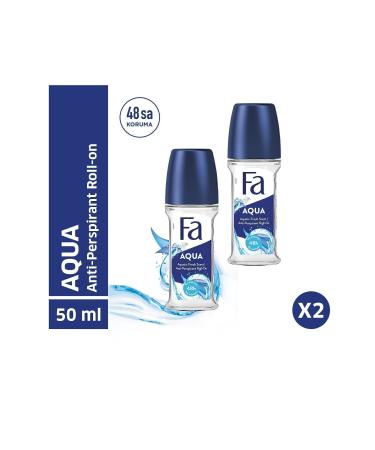 Fa Aqua Roll-on 50 Ml X 2 Pieces