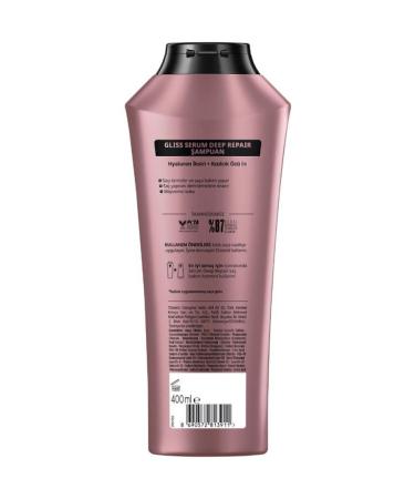 Gliss Serum Deep Repair Repairing Shampoo 400 ml x 5 Pieces - Buy Online on GoSupps.com