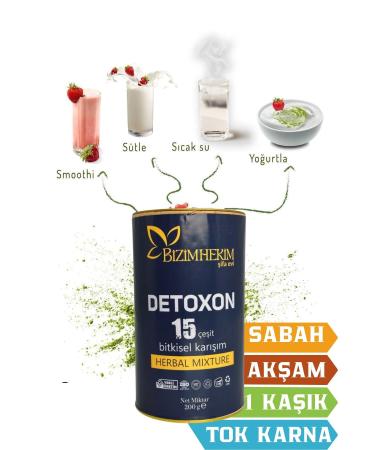 BIZIMHEKIM Acacia Acacia Gum Syrup Detox Diet Set Helping to Lose Weight and Eliminate Edema - Buy Online on GoSupps.com