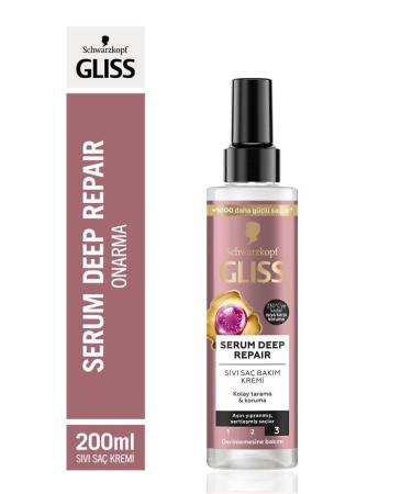 Gliss Serum Deep Repair Shampoo 400 ml + Liquid Conditioner 200 ml - Buy Online on GoSupps.com