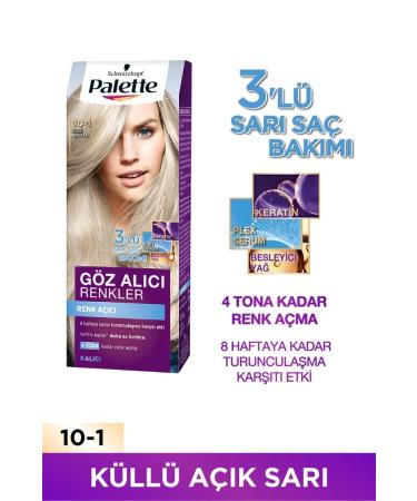 Eye-Catching Colors in Palette 10-1 Ash Light Blonde