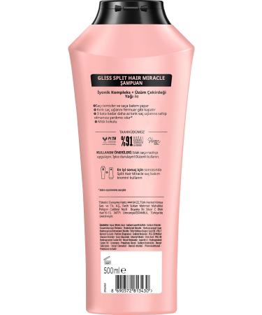 Gliss Schwarzkopf Gliss Split Hair Miracle Shampoo 500 Ml - Buy Online on GoSupps.com