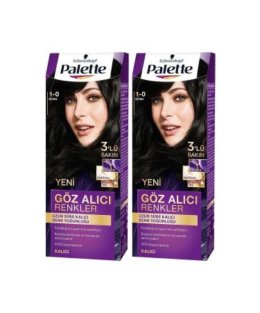 Eye-Catching Colors in Palette 1-0 Black X 2 Pieces