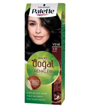 Palette Permanent Natural Colors 1-0 Black X 2 Pieces