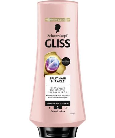 Gliss Split Hair Miracle Shampoo 400 Ml X 2 Pieces + Split Hair Miracle Conditioner 360 Ml - Buy Online on GoSupps.com
