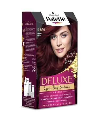 Palette Deluxe 5-889 Wine Red Hair Dye - Buy Online on GoSupps.com