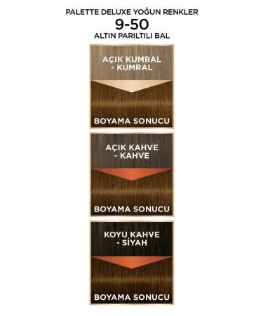 Palette Deluxe Intense Colors 9-50 Golden Shimmer Honey X 2 Hair Dye - Buy Online on GoSupps.com