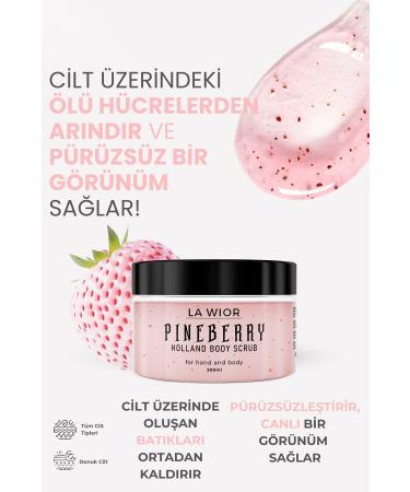 La Wior Dutch Strawberry Body Scrub Nourishing Purifying Moisturizing Body Peeling 300 gr - Buy Online on GoSupps.com