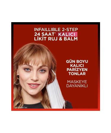 L'Oreal Paris Infallible 2-steps Lipstick 801 Toujours Tofee - Buy Online on GoSupps.com