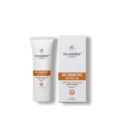 Duaderm Anti-Blemish High Protection Anti-Brown Body Sun Cream SPF 50+ (Vitamin C + UVA UVB)100ml