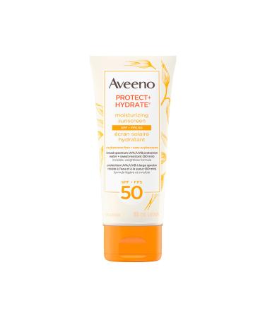 AVEENO Protech+Hydrate Moisturizing Sunscreen 50 spf Sun Cream 88 ml