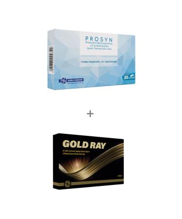 WORLD MEDICINE Prosyn Probiotic Prebiotic and Fiber Containing Supplementary Food + Gold Ray