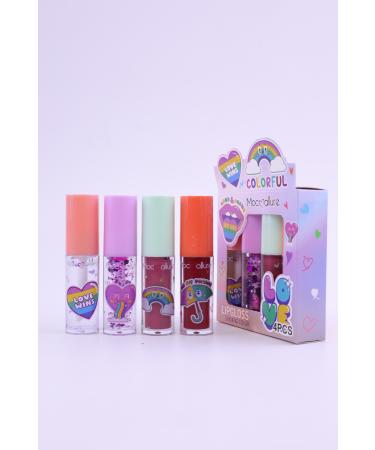 Lesvip's 2 liquid matte lipsticks and 2 lip glosses set of 4