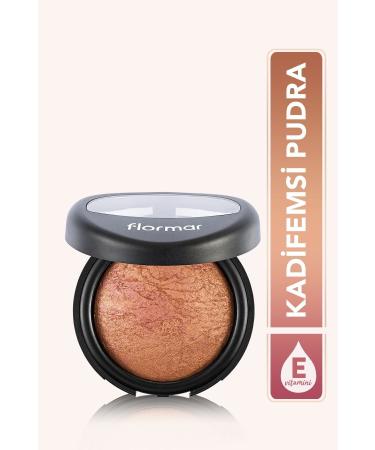 Flormar Intense Shiny Color Transition Bronzing Blush Powder -Baked Powder-026 PEACHYPINK- 8690604131266