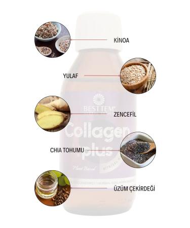 BESTTEM Collagen Plus Collagen Drinkable Spreadable B12 Supplement Food Natural Vegan 100ml - Buy Online on GoSupps.com