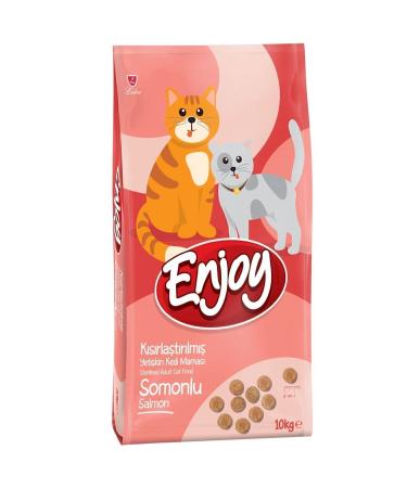 Enjoy Salmon Sterilized Cat Food 10 Kg