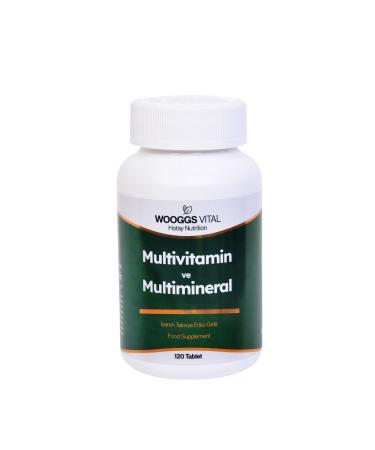 Hotay Nutrition Wooggs Vital Wooggs Vital Multivitamin and Multimineral Supplementary Food 120 Tablets