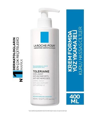 La Roche Posay Face and Make-up Remover for Normal Dry and Sensitive Skin 400 ml.(toleriane Caring Wash)