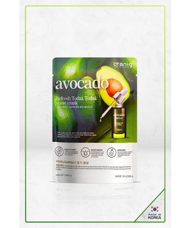 BRANIG Nourishing Moisturizing Repairing Luxury Mask with Avocado Extract Made In Korea