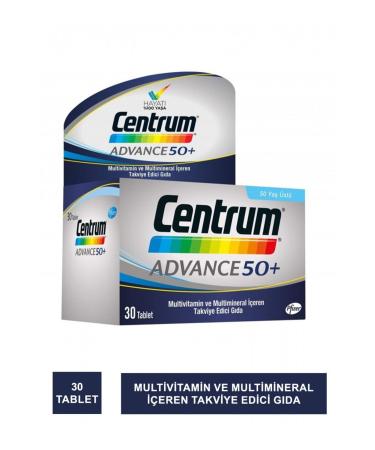 Centrum Advance 50+ Multivitamin 30 Tablets