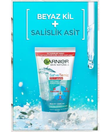 Garnier STD Pure & Clean Anti-Oil and Anti-Imperfection 3 in 1 150 ml Classic - Buy Online on GoSupps.com